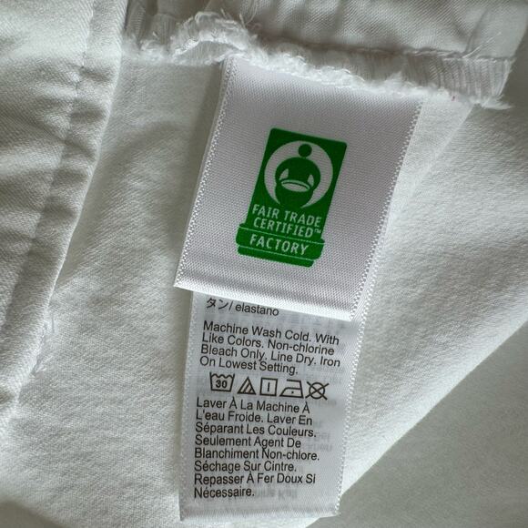 J Crew Womens Kallie Straight Leg Pant in White Sz 22 Office Neutral Minimalist - Picture 9 of 16